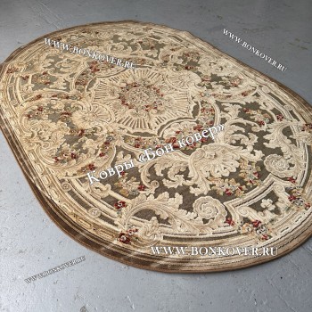 Ковер для Гостиной из Артшелка Дизайн 03 Овал